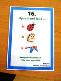 Školní družina se vydala na stezku přirovnání ke zvířatům