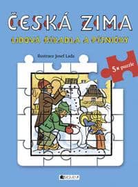 Lidová říkadla a písničky s puzzle - Česká zima - Josef Lada