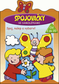 SPOJOVAČKY se samolepkami (oranžová)