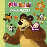 Máša a Medvěd - Kniha puzzle 30 dílků