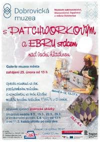 S patchworkovým a EBRU srdcem nad vodní hladinou