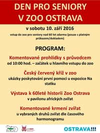 Den pro seniory v Zoo Ostrava