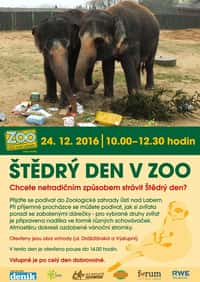 Štědrý den v ústecké zoo