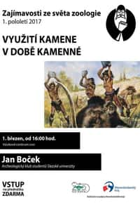 Pozvánka na přednášku v zoo: Využití kamene v době kamenné